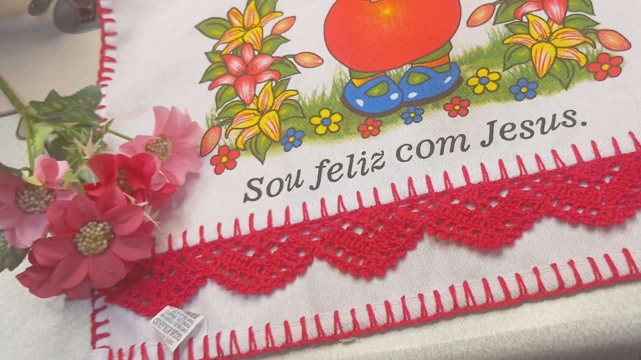 Barradinho de crochê gracioso 