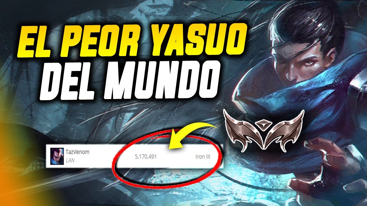 ❌ ¡ANALIZANDO AL PEOR YASUO del MUNDO! League Of legends GervaSOAD