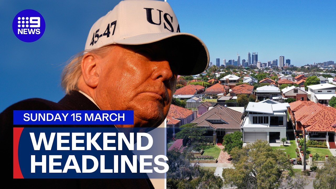Trump calls on allies; Australian households tested again | 9 News Australia