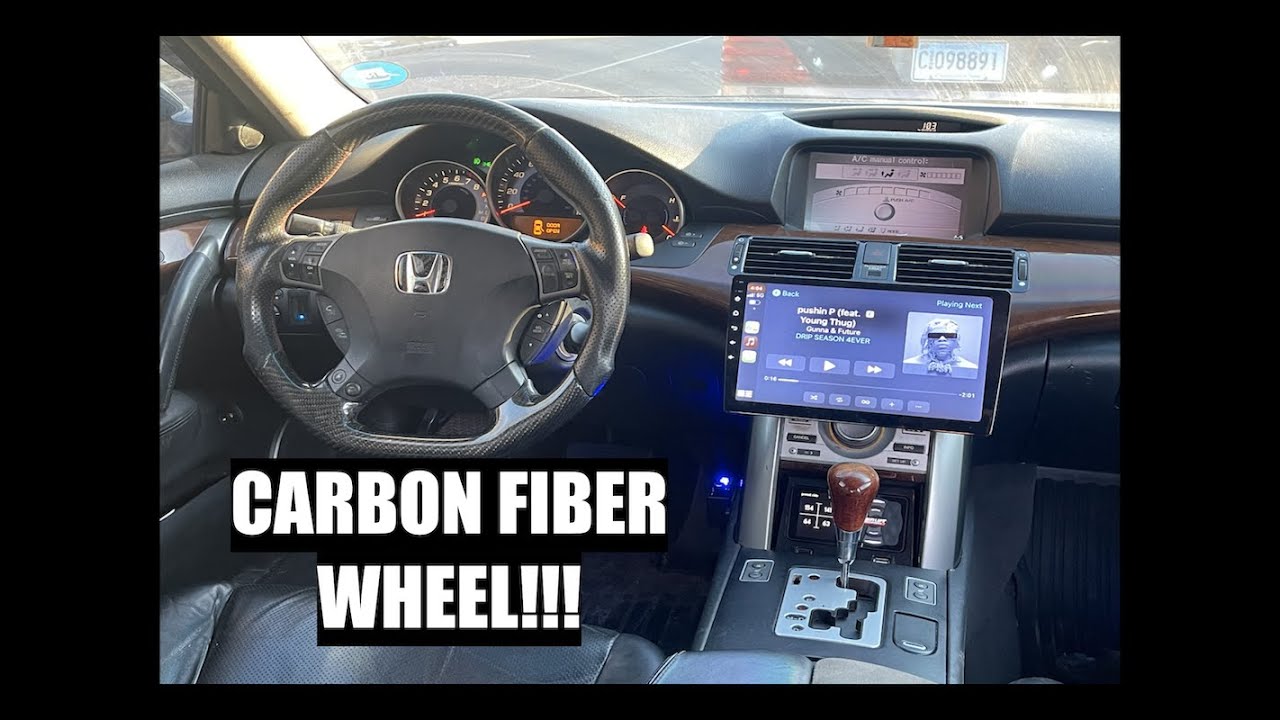 KB1:Acura RL Carbon Fiber Steering Wheel Install