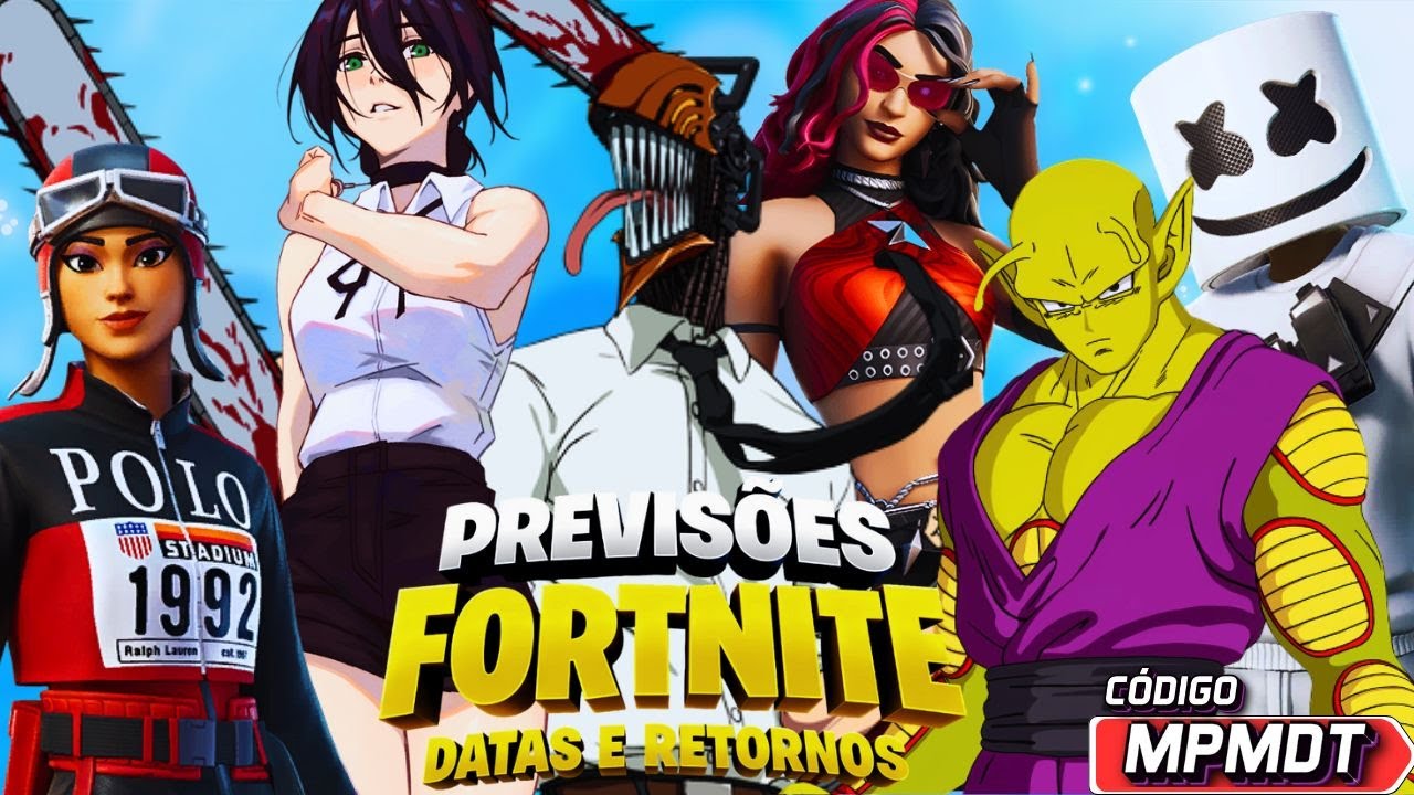 Chainsaw Man, Polo, and Dragon Ball - Upcoming Fortnite Skins - Fortnite Skin Predictions - Fortn...