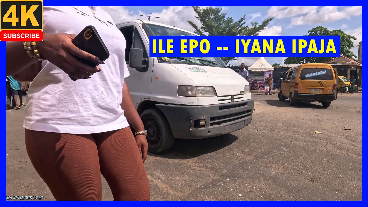 🇳🇬ILE EPO – OLD OTA ROAD – IYANA IPAJA | 4K WALKING TOUR – Lagos, Nigeria 🇳🇬**