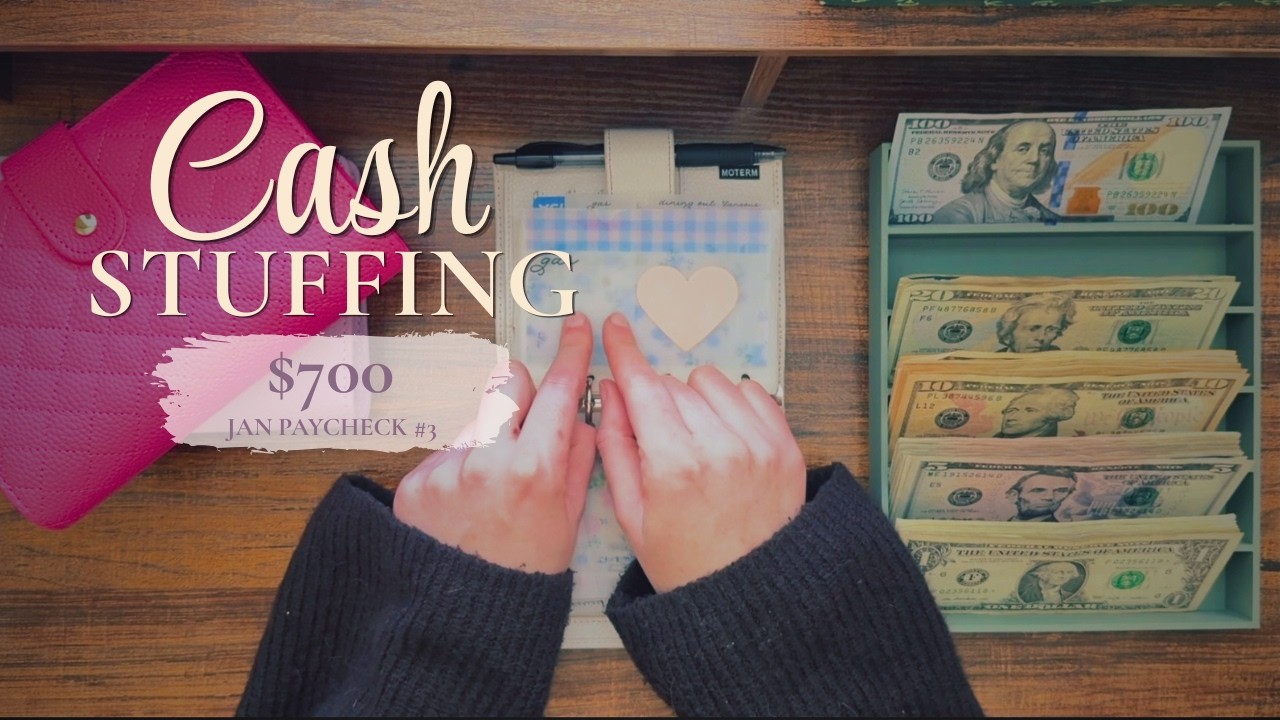 Cash Stuffing $700 | Third January Paycheck Budget With Me