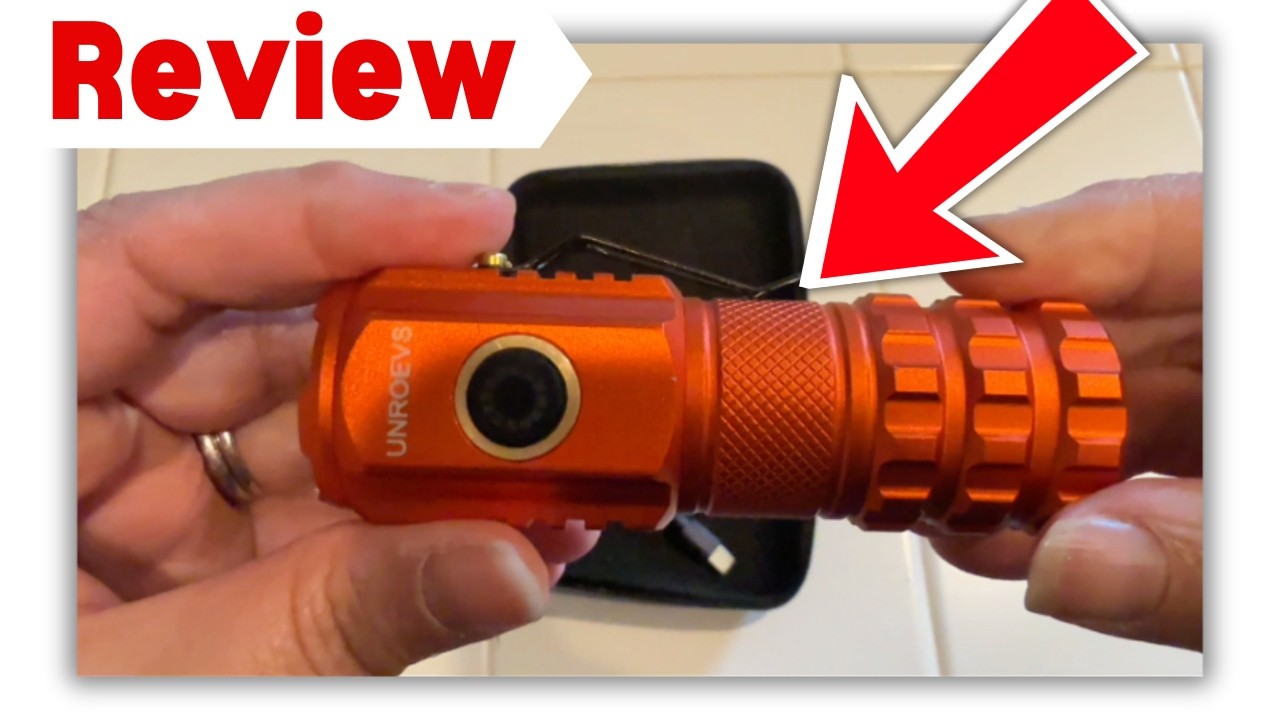 Mini Rechargeable Flashlight Review | Compact, Magnetic & Super Bright