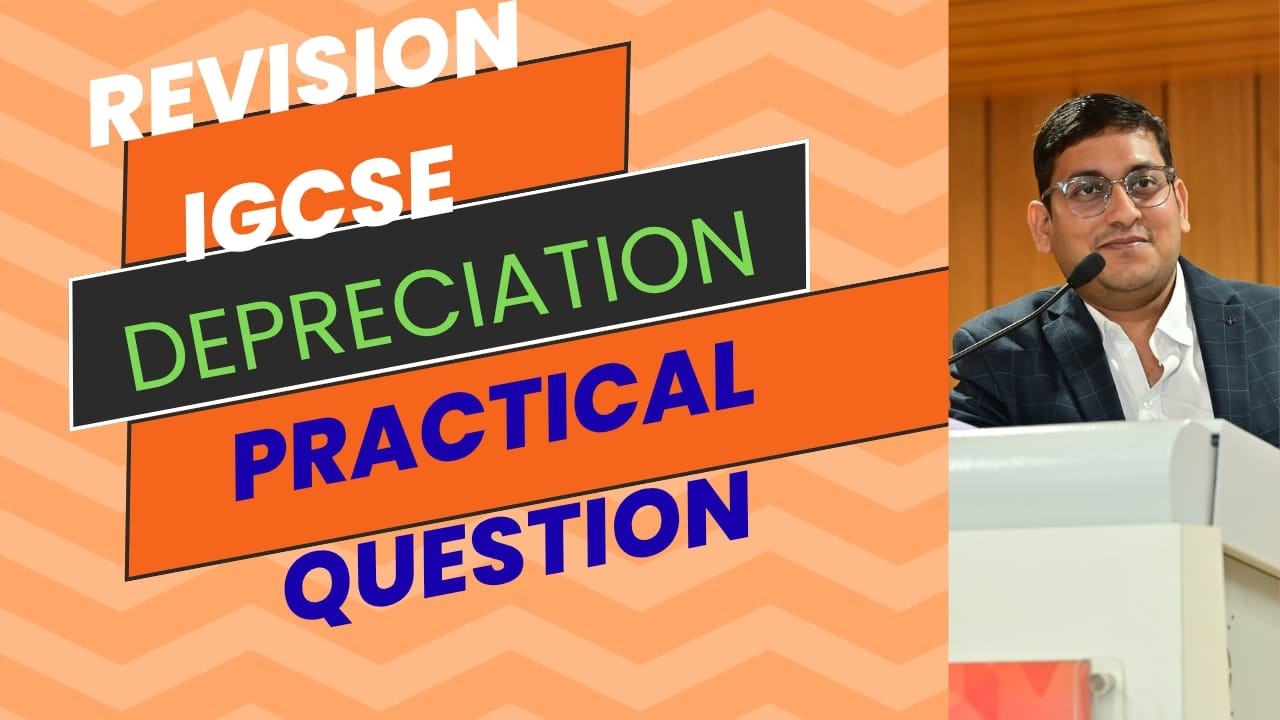 Depreciation Accounting IGCSE  Past year Question 0452/23/ON/2020