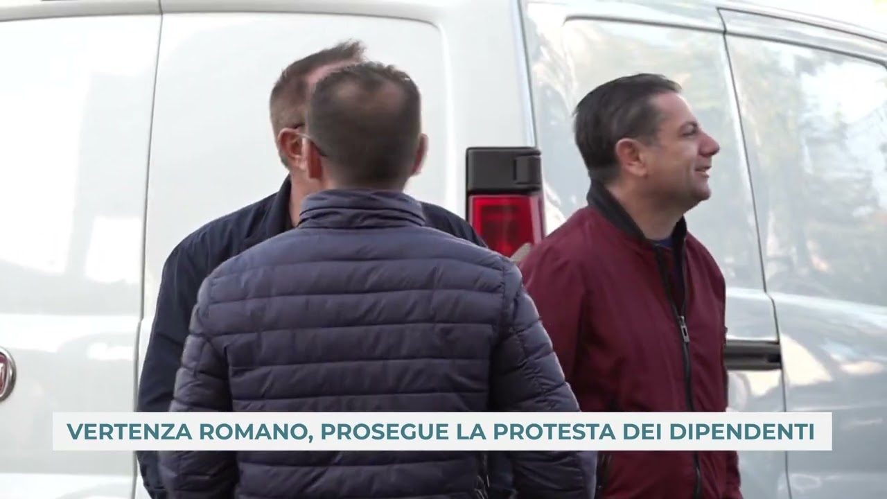 VERTENZA ROMANO, PROSEGUE LA PROTESTA DEI DIPENDENTI