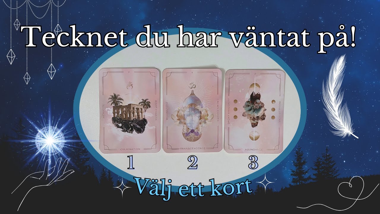TECKNET DU HAR VÄNTAT PÅ 🪙🔑🪽 Tarot ✨ Pick a Card ✨