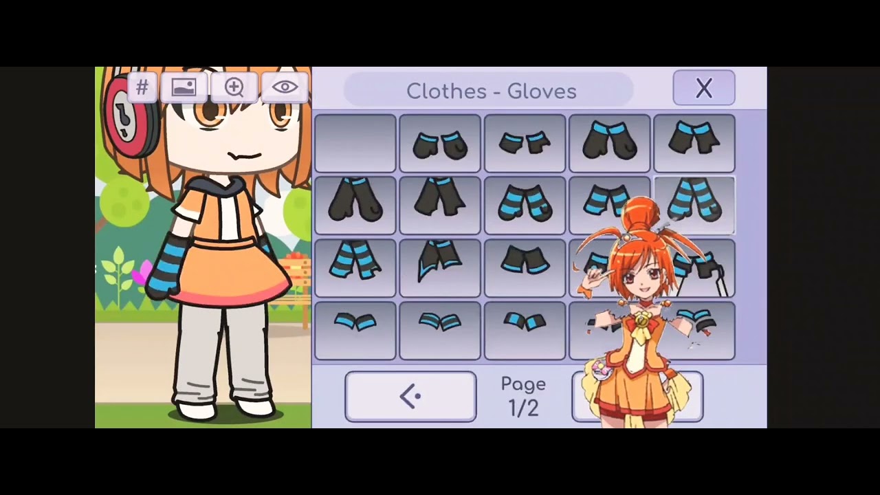 Robię postacie z Glitter Force (Gwiezdna Formacja) na gacha life!