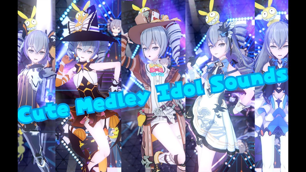 【Honkai Impact 3 MMD／4K／60FPS】Bronya Zaychik【Cute Medley Idol Sounds】