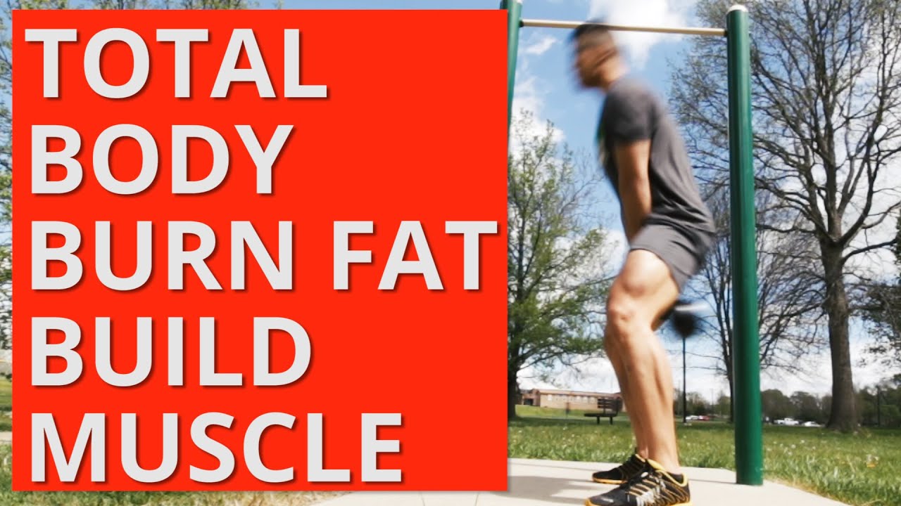 Total Body Kettlebell Workout - Squats, Kettlebell swings, KB press, Pullups, and Leg Raises
