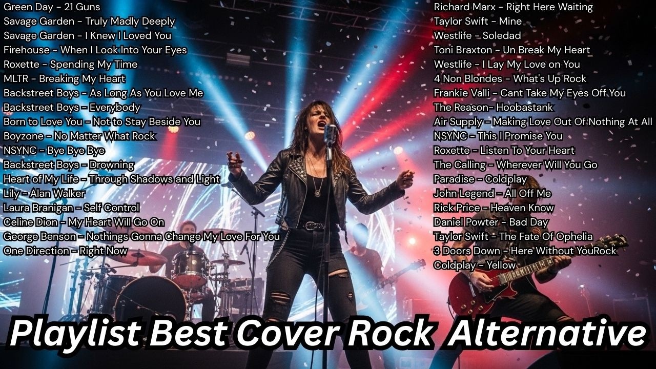 [Playlist] Alternative Rock Emotional Covers Love Songs From Legendary Bands And Solo Artists