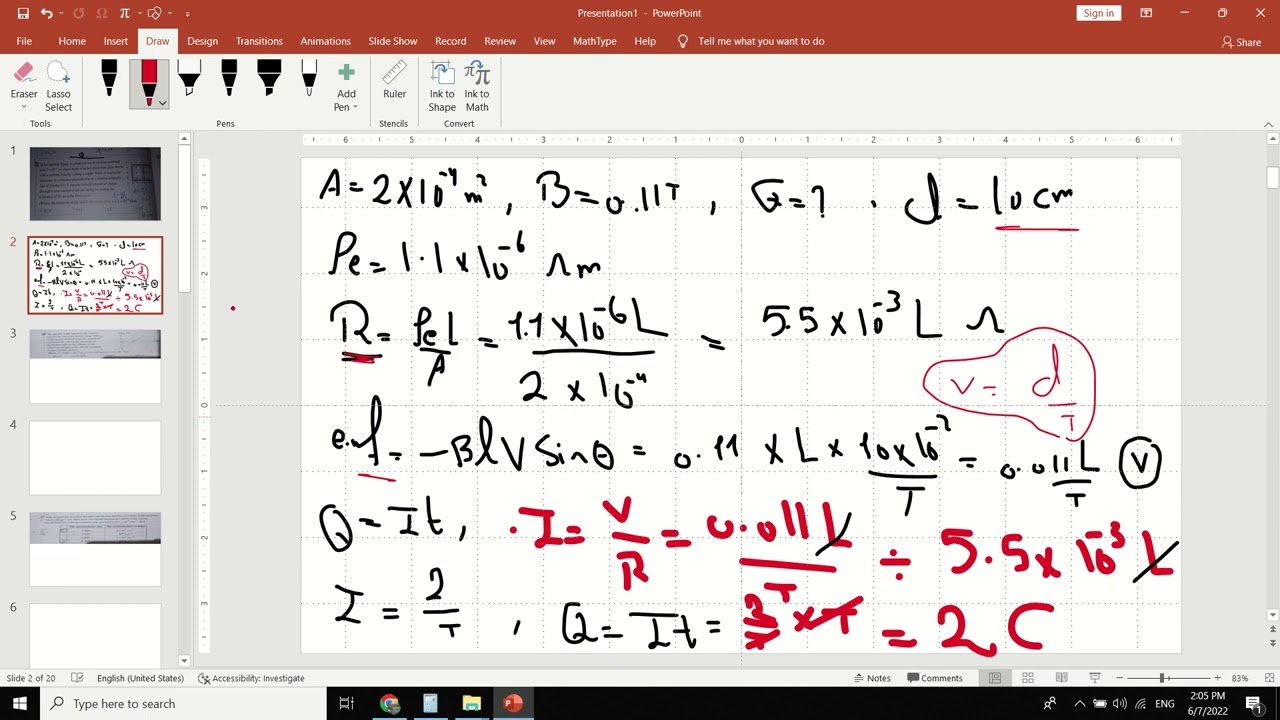 Questions for the third secondary stage physics
