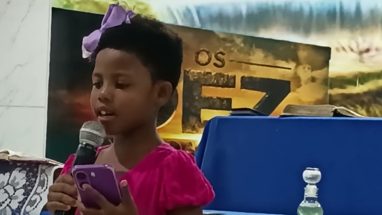 A tempestade vai passar. Cantora Mirim Maria Eduarda. Dia 11 02 26. Deus abençoe nossa princesinha 
