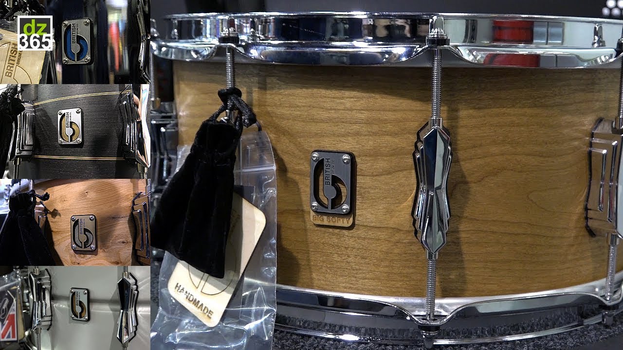 5 British Drum Company snare drum demos in 3 minutes