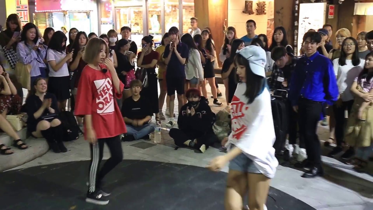 JHKTV] 홍대댄스 hong dae k-pop dance DOB friend china orange team ELECTRIC shock