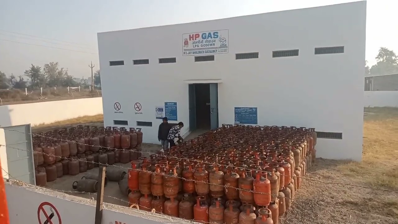 Hp Gas Cylinder Full Stock!! hp gas cylinder!! #india #hpgas