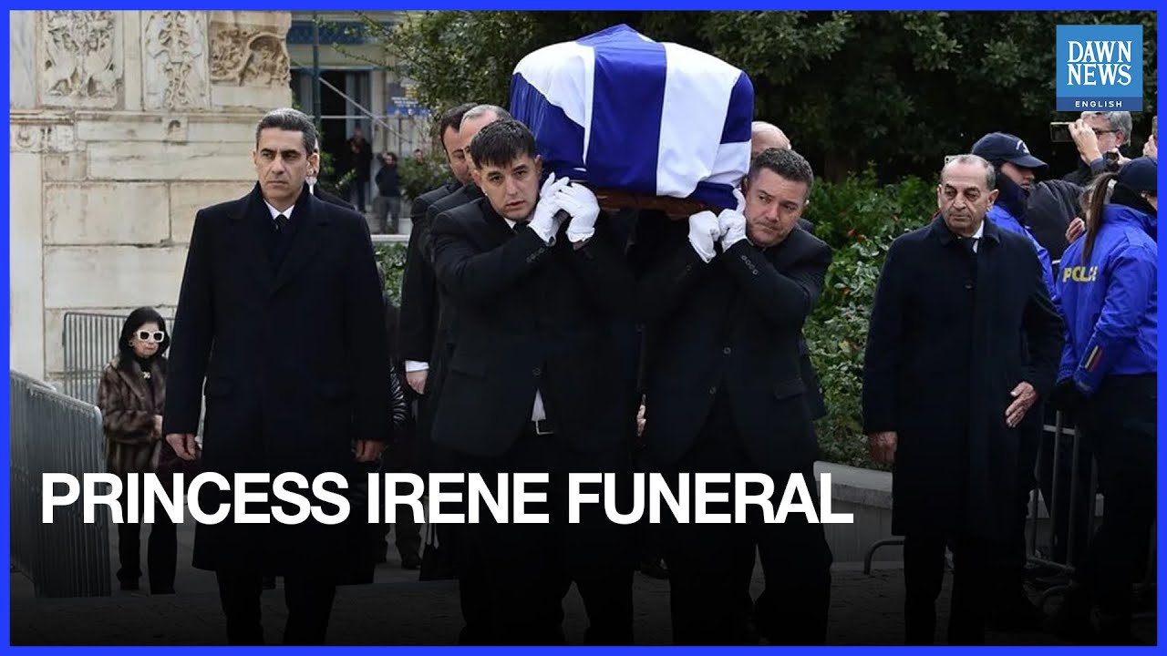 Funeral Held in Athens for Princess Irene, Sister of Spain’s Former Queen Sofia | Dawn News English