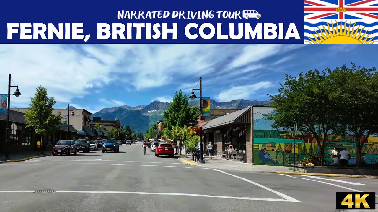 🚗 Fernie, British Columbia 🌲 | 4K Drive