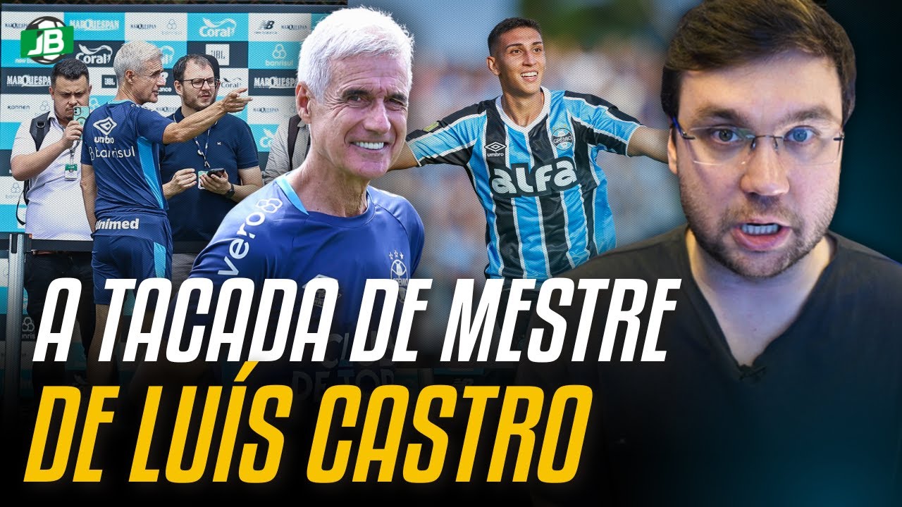 🟦 A TACADA DE MESTRE DO LUÍS CASTRO COM A IMPRENSA NO CT