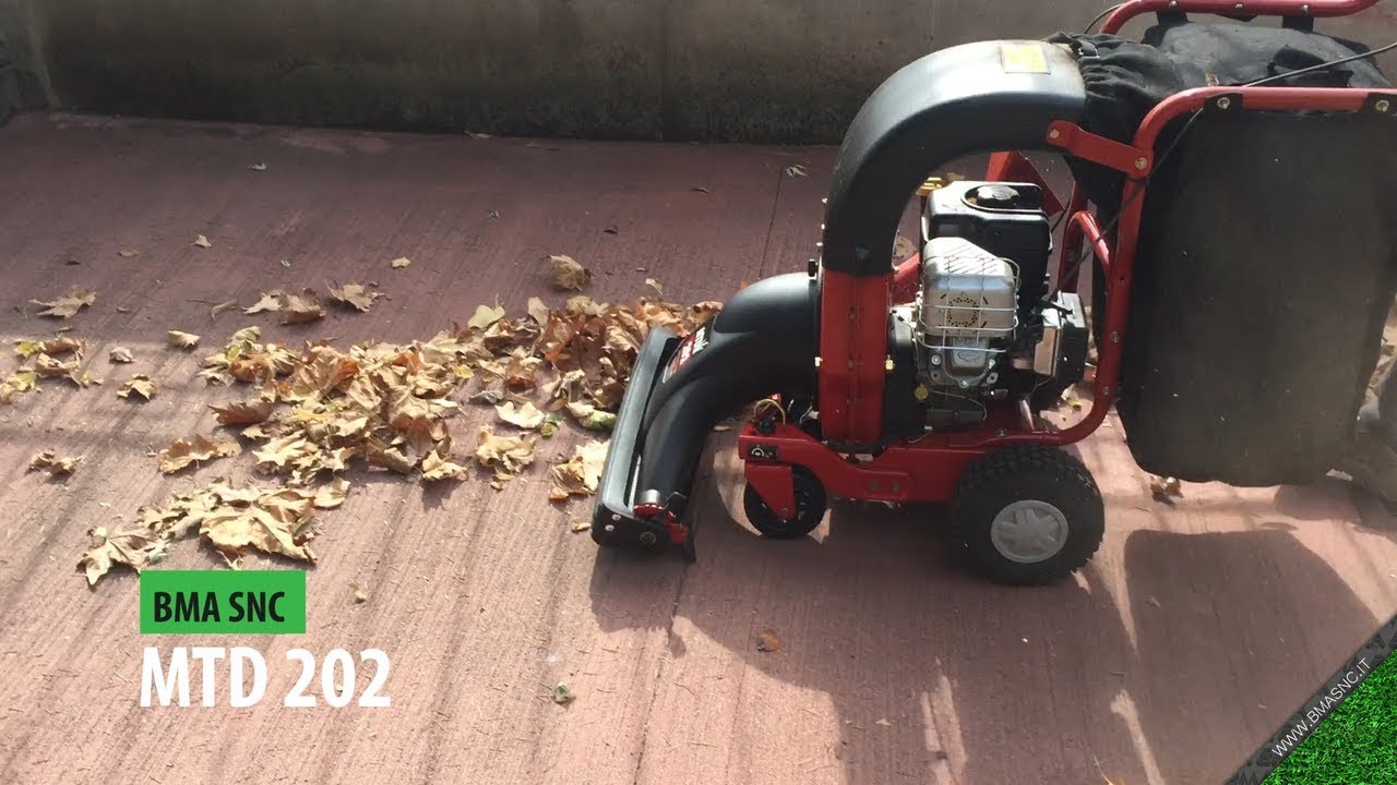 MTD 202 - Aspirafoglie /trituratore semovente