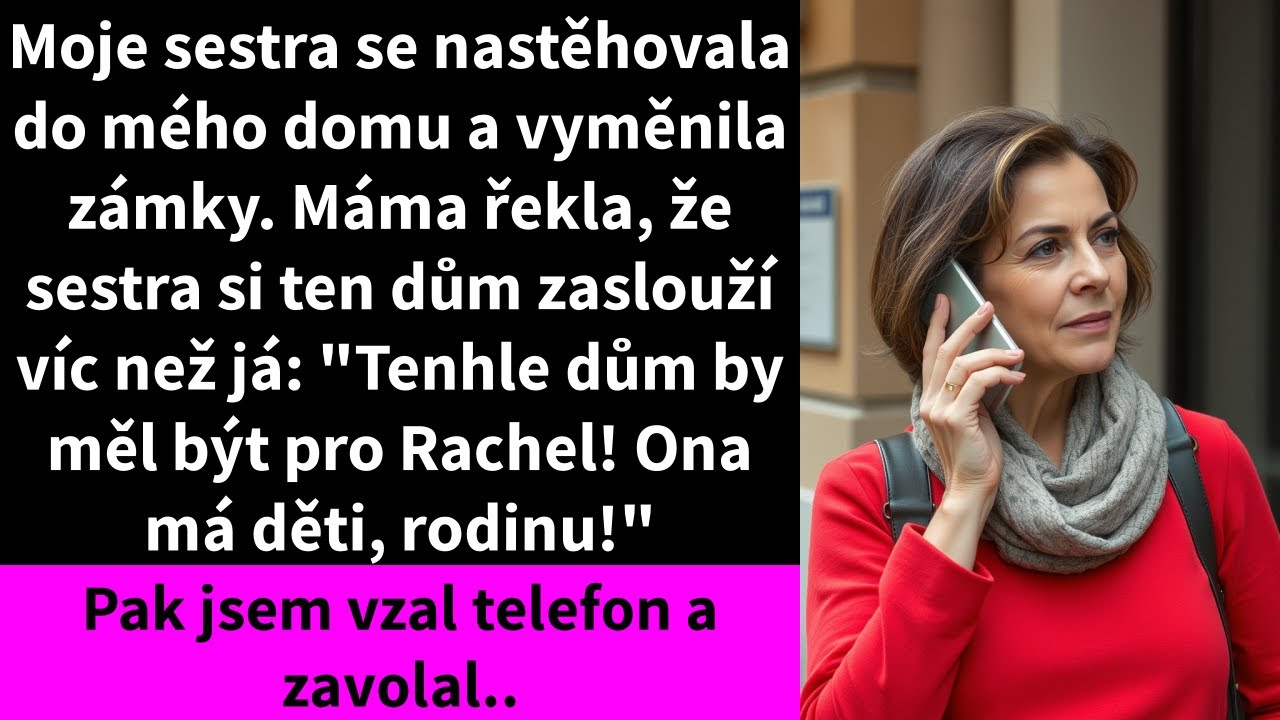 Moje sestra se nastěhovala do mého domu a vyměnila zámky.