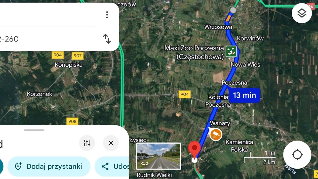 CabView- DK91 Wrzosowa - Roman&oacute;w. 02,25