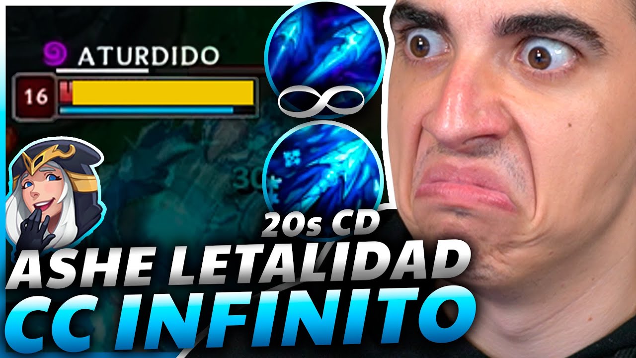 🥶&iexcl;LA BUILD MAS VOMITIVA de ASHE hace CC INFINITO y que SE TILTEEN INFINITO! *ASHE LETALIDAD*