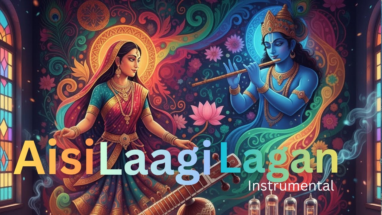 Aisi Lagi Lagan (Instrumental) | Divine Sitar & Flute Fusion | Meera Bhajan 