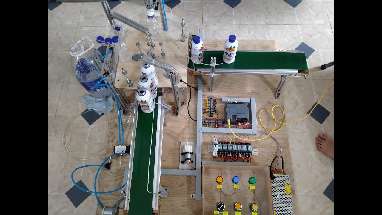 Đồ án tốt nghiệp hệ thống chiết rót và đóng nắp tự động sử dụng PLC S7-1200