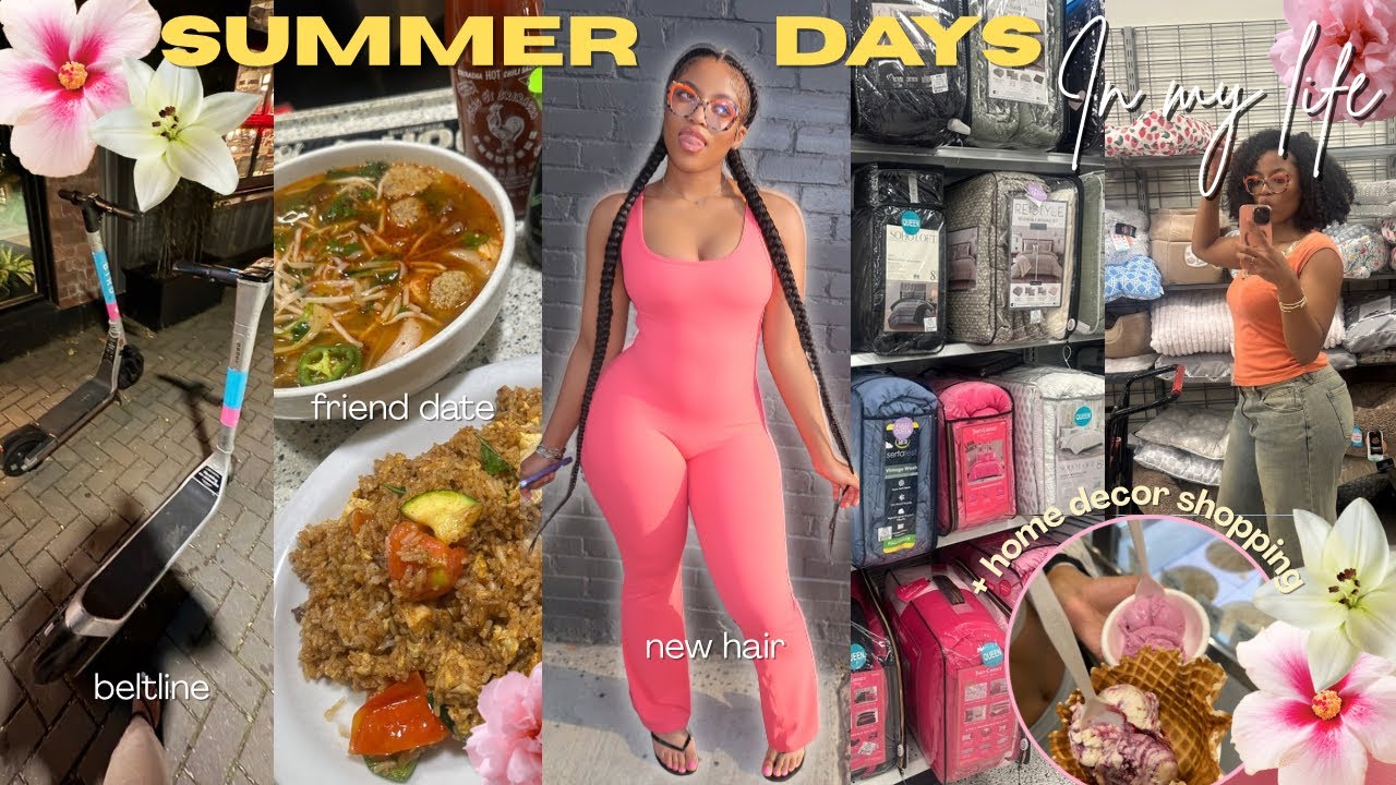 Summer Diaries 🌸| Days in My Life: girl maintenance + friend date + betline & home decor shopping…