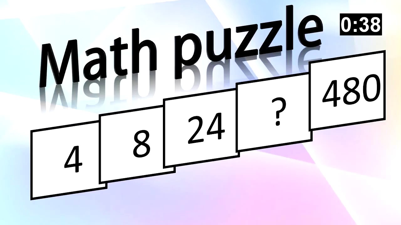 Math for fun #41 I Easy mathematical puzzle for kids and adults I Number puzzle