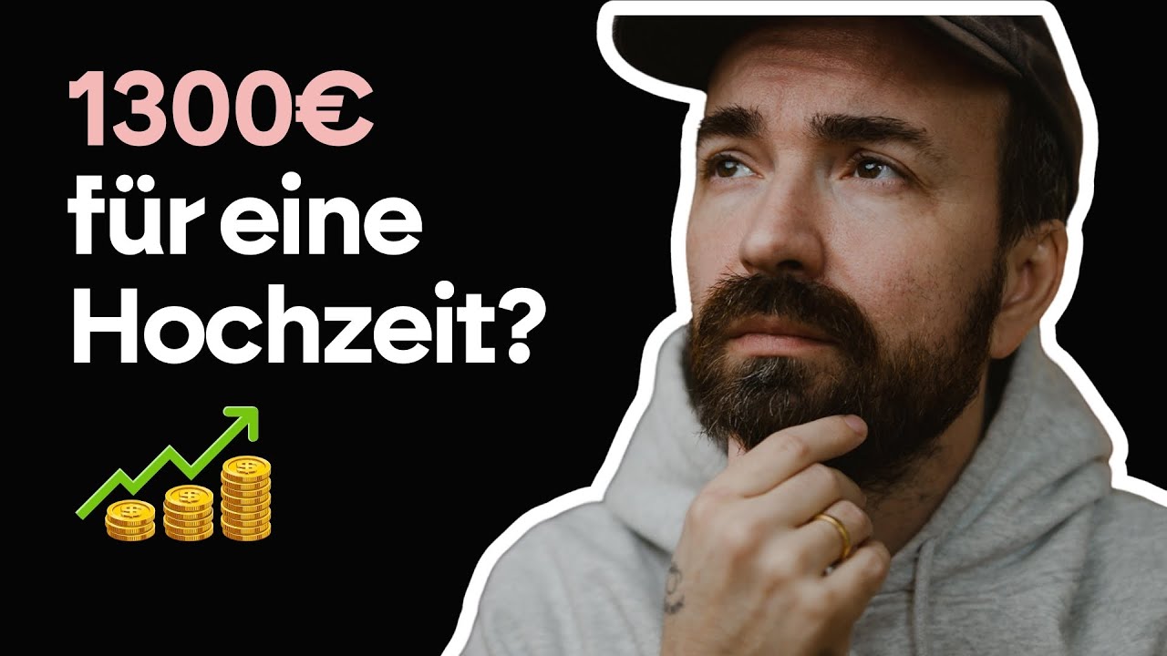 1300€ für eine Hochzeit als Fotograf?! 🤯