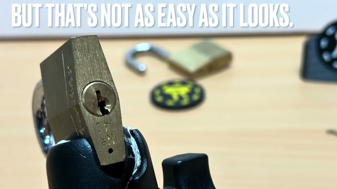 [3] Master Lock 140 - Homemade Pickset - Yellow Belt Application