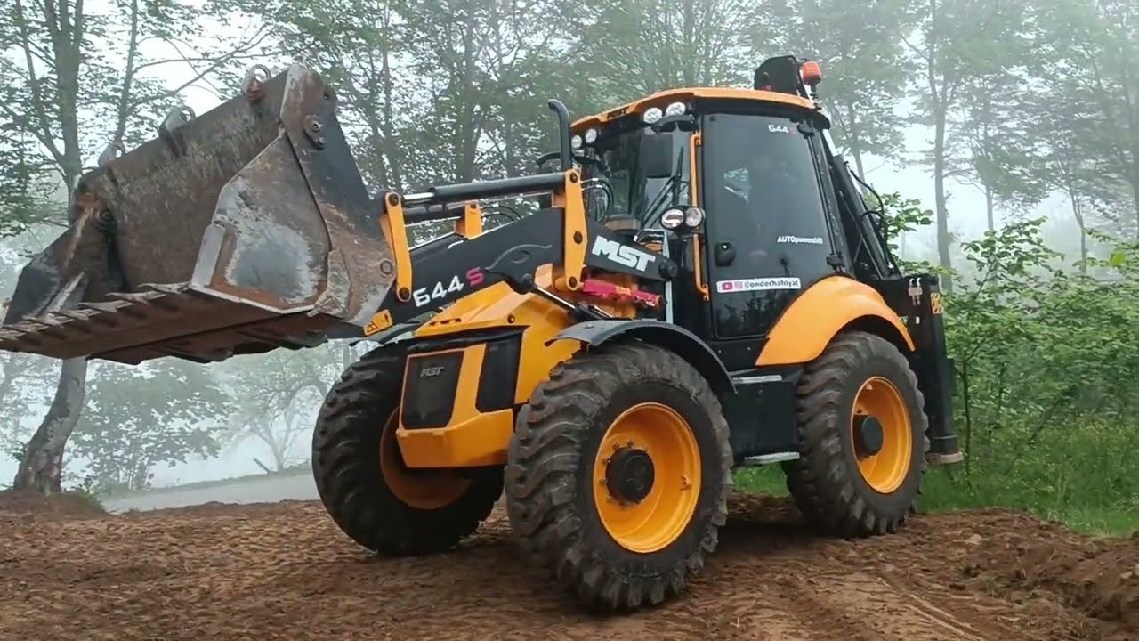 MST 644 S ÖN KOVA TEMEL AÇMA ÇALIŞMASI MÜKEMMEL GÜÇ - MST 644S FRONT BUCKET FOUNDATION OPENING WORK