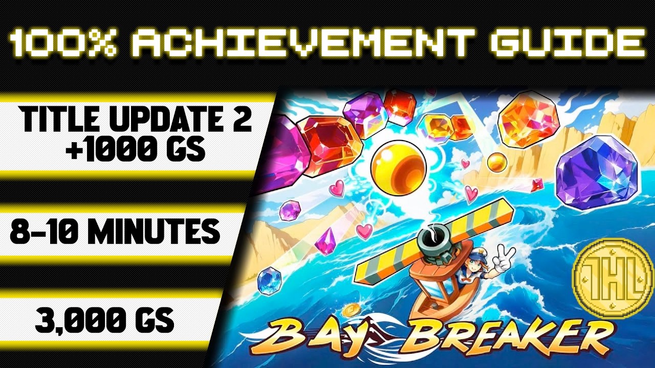 Bay Breaker Title Update 2 100% Achievement Walkthrough * 1000GS in 8-10 Minutes *