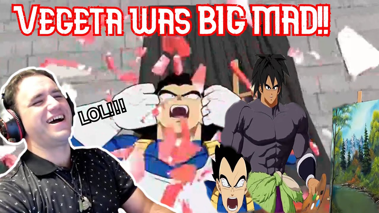 RickWa Reacts to "The Hate Of Painting (DBZ Parody)" [By: Prince Vegeta]