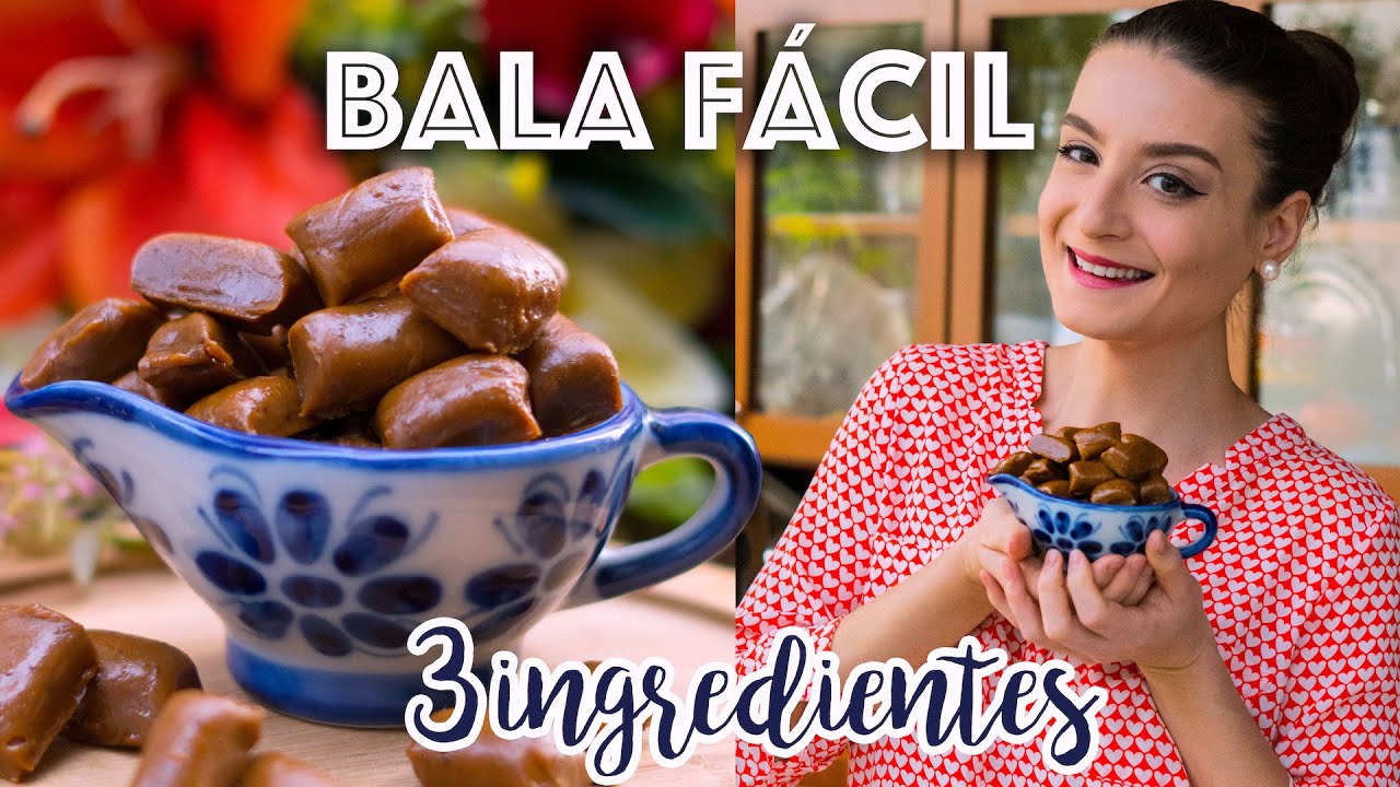 3 INGREDIENTES: BALA DE CARAMELO - Faça e Venda! (TIPO TOFFEE) - Cozinha do Bom Gosto - Gabi Rossi