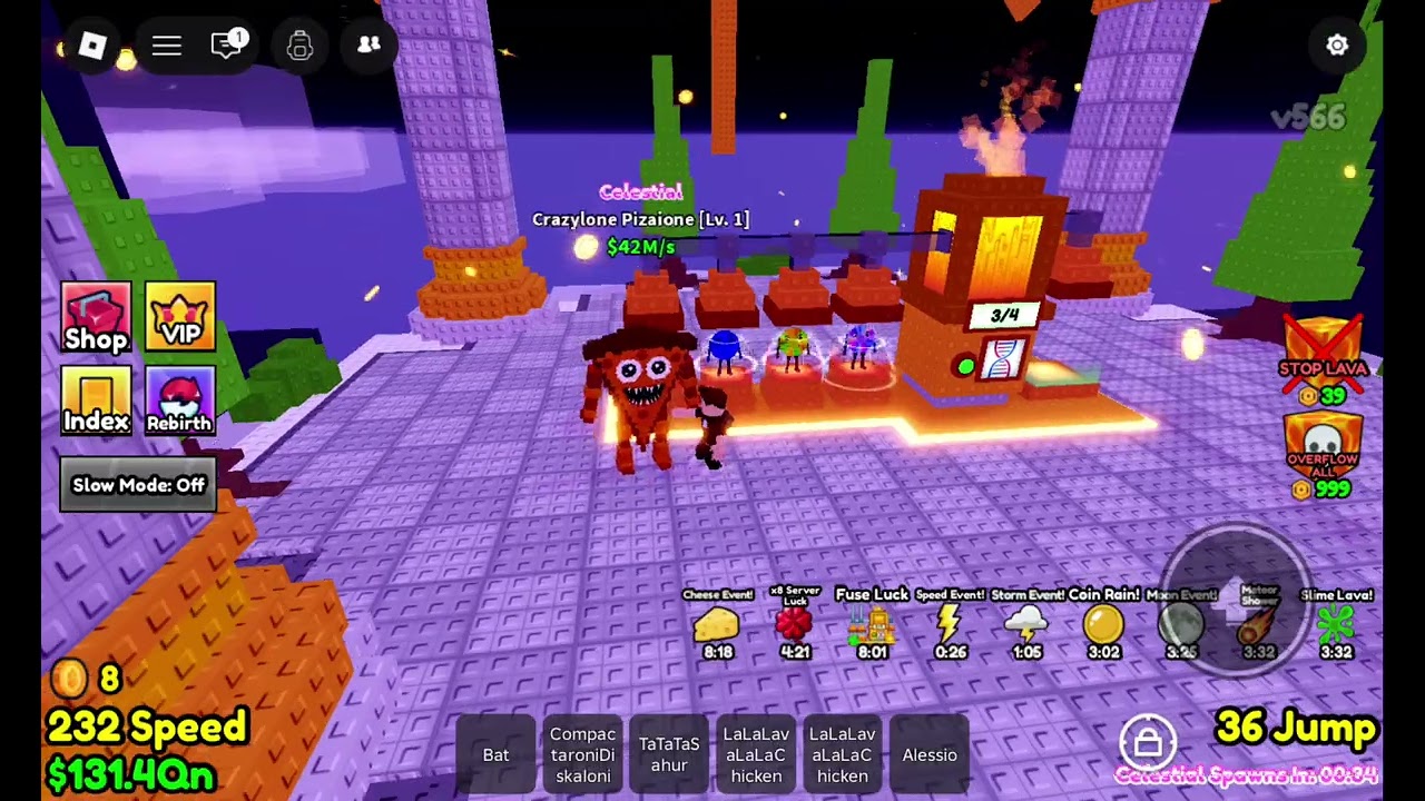 Admin abuse in escape lava for brinrot.