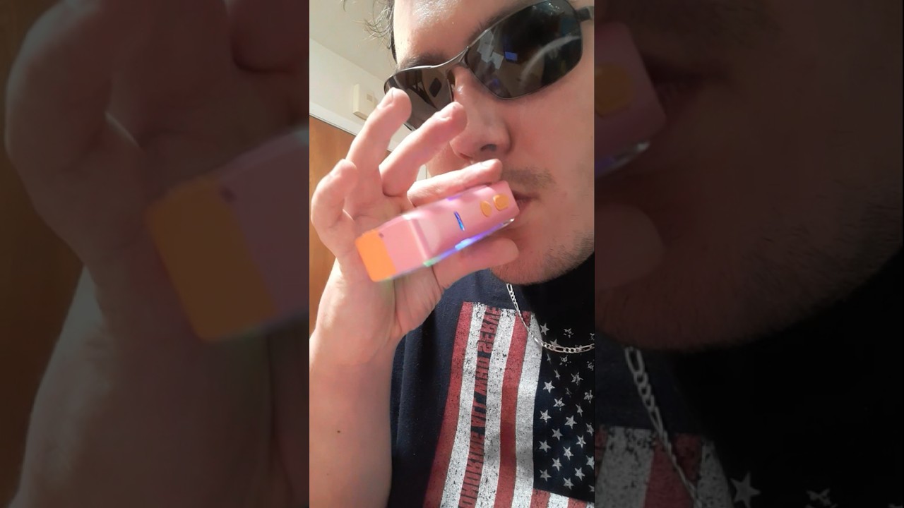 MyFlavor Orange Stawberry adjust vape review#vapedisposable #vapereviews#review#shorts#vapingreview