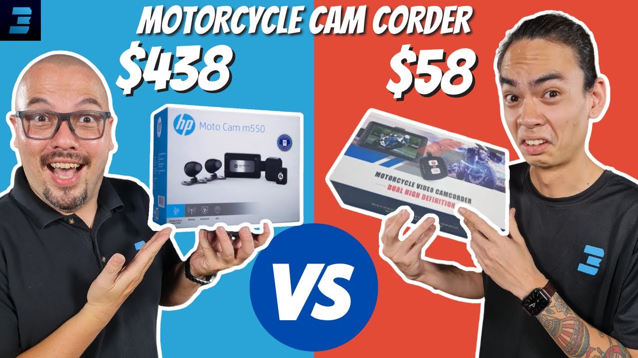 We Tested Cheap and Expensive Motorcycle Dash Cam | HP Moto Cam M550 VS Cheap Motorcycle Dash Cam