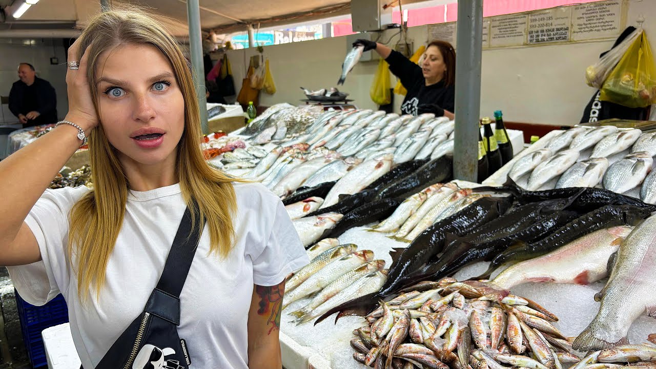 Грузия 2025 Батуми. ШОК Цены на Продукты. Рынок Бони, Рыбный рынок. Жизнь в Грузии 2025