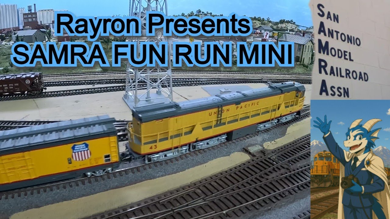The Union Pacific U50B pulls the American Orient Express out of Narrow Pass | SAMRA Fun Run Mini |