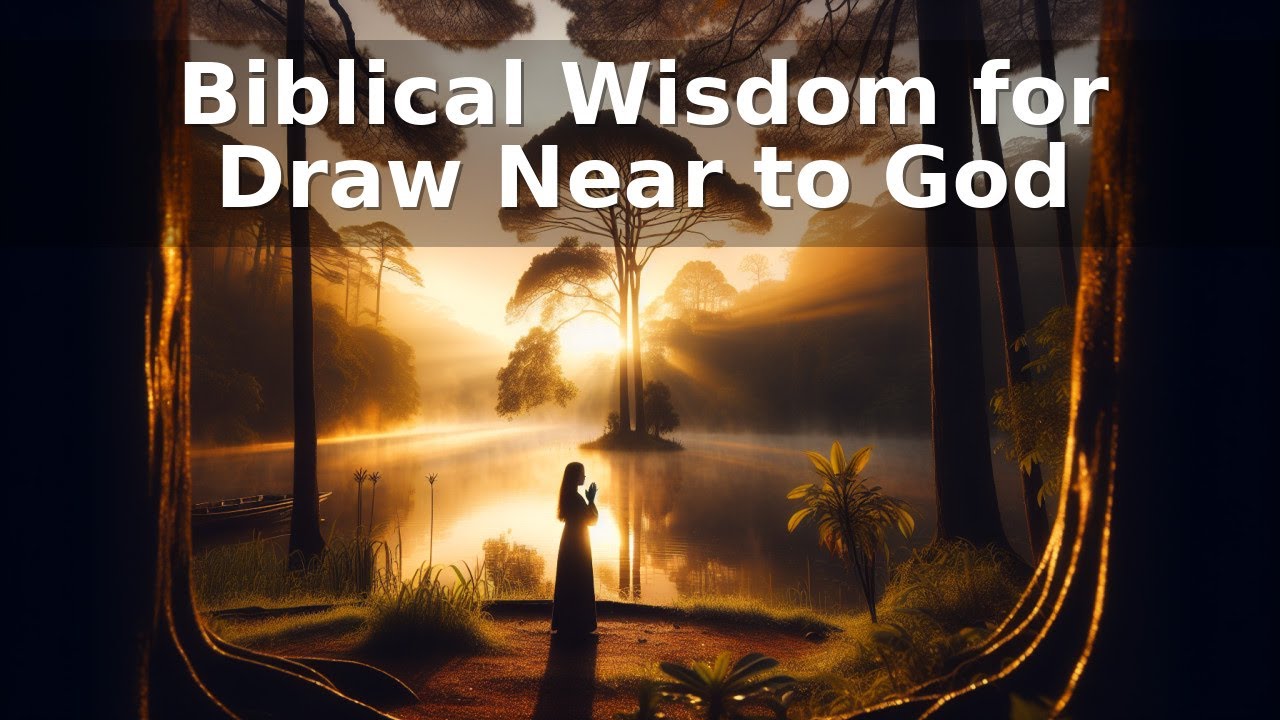 Biblical Wisdom for Draw Near to God