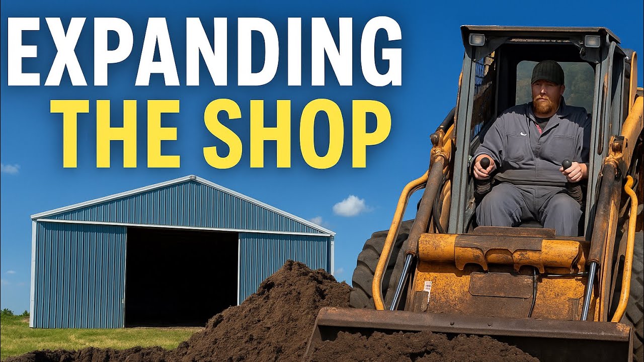 40x60 Post Frame Shop Expansion | Building the Acreage Dream