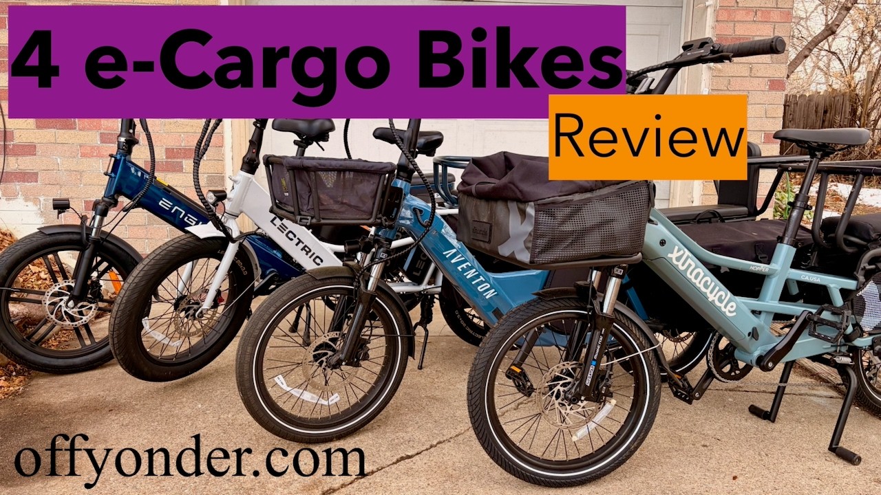 4 eCargo Bikes - Review