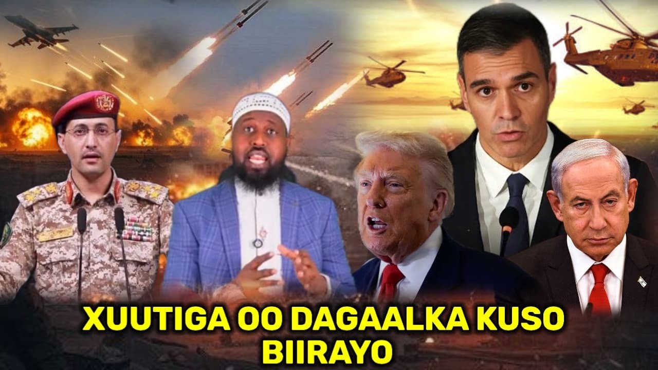 HAYAAY: XUUTI OO DAGAALKA KUSO BIIRAYO: !SRA OO DAGAALKA WAJI KALE U YEESHAY: CARABTA OO HUB KALE