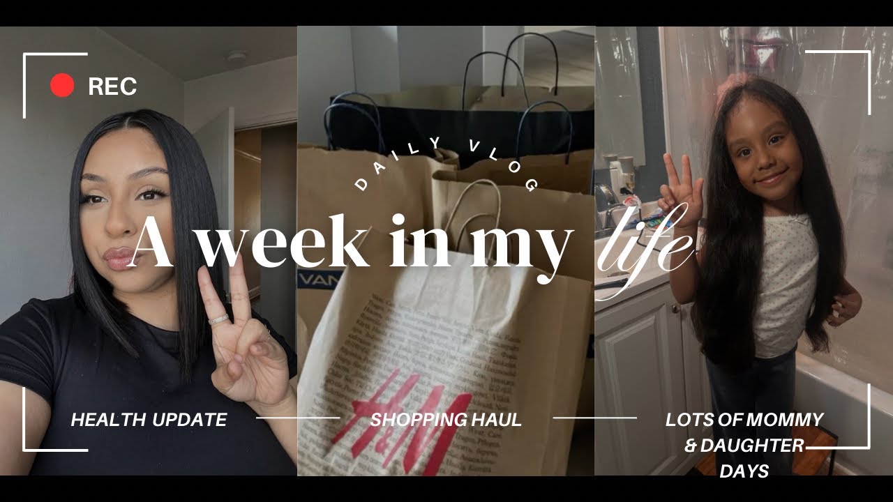WEEKLY VLOG | I’m back + Chronic back pain updates + mini shopping haul +  mommy daughter days
