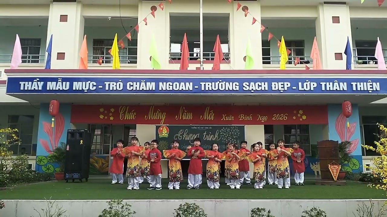 Trường tiểu học Sông Cầu, Đắk Lắk tổ chức hoạt động chào Xuân Bính Ngọ năm 2026