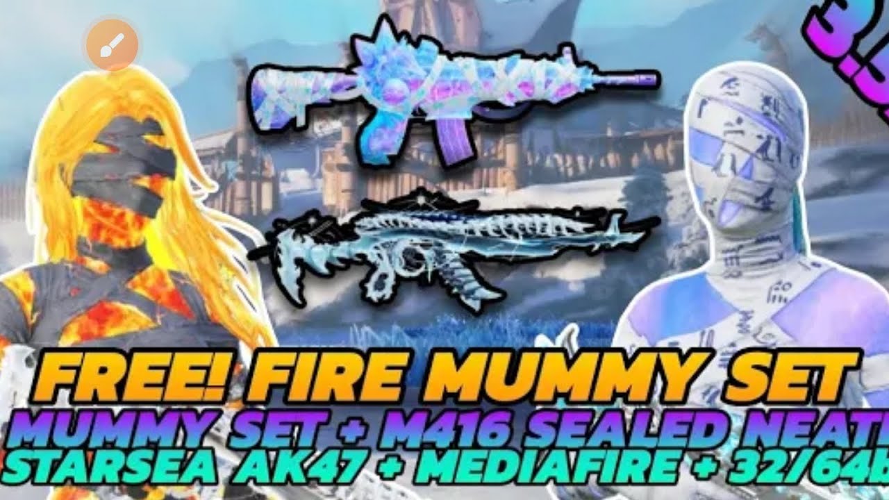 pubg all mummy set  and  all gun 🔫  skin no ban
