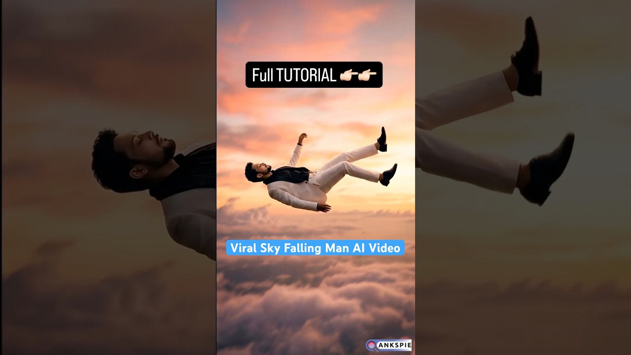 How to Make Falling Man AI Video | Viral Flying Edit Tutorial